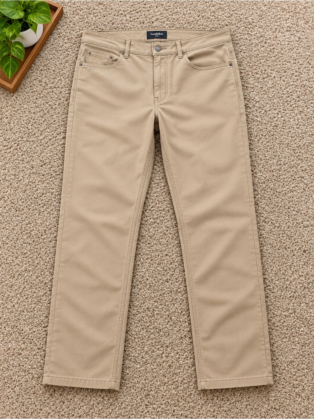 all in motion Men’s Slim Straight Jeans in Khaki